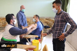 واکسیناسیون کارکنان و اعضای هیات علمی دانشگاه فرهنگیان استان قزوین 4