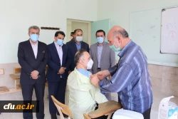 واکسیناسیون کارکنان و اعضای هیات علمی دانشگاه فرهنگیان استان قزوین 3