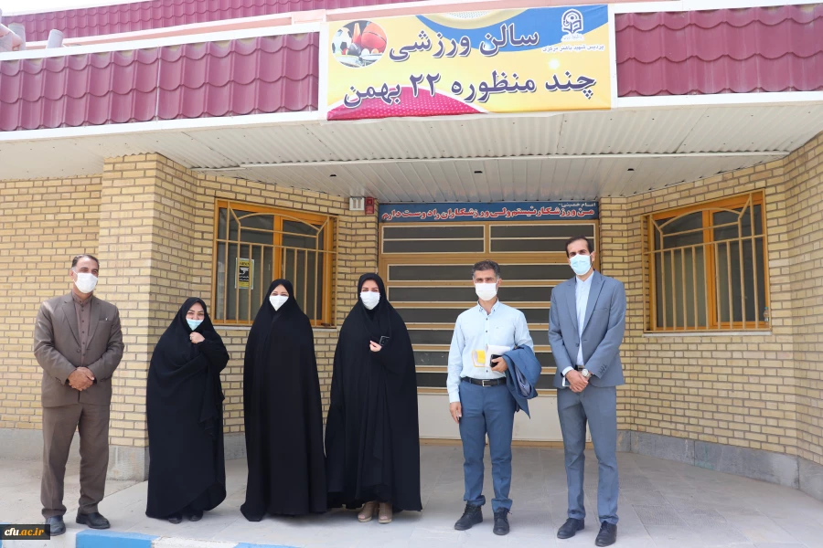 بازدید مدیر کل تربیت بدنی دانشگاه فرهنگیان کشور از پردیس شهید باهنر اراک 3