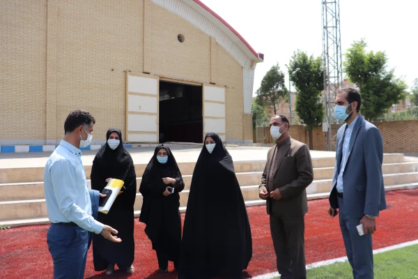 بازدید مدیر کل تربیت بدنی دانشگاه فرهنگیان کشور از پردیس شهید باهنر اراک 5