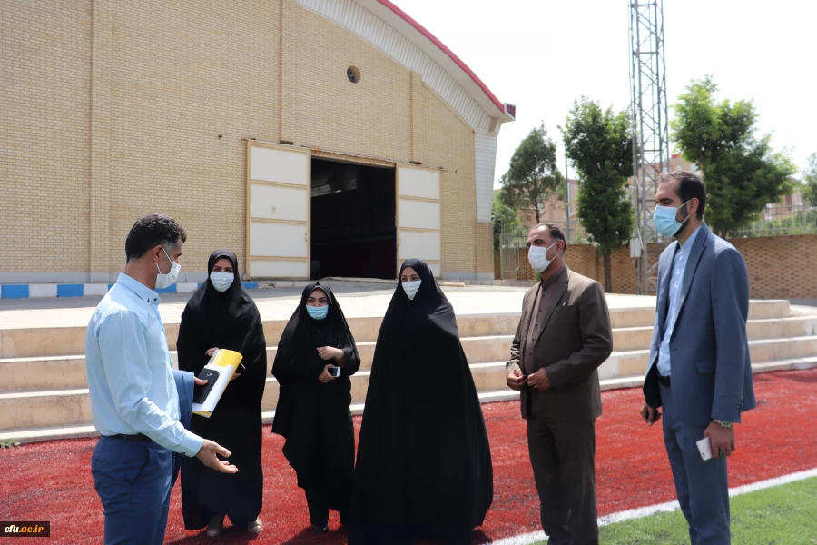 بازدید مدیر کل تربیت بدنی دانشگاه فرهنگیان کشور از پردیس شهید باهنر اراک 5