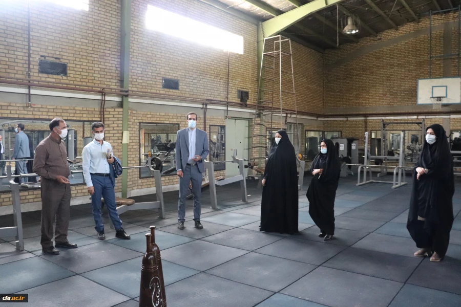 بازدید مدیر کل تربیت بدنی دانشگاه فرهنگیان کشور از پردیس شهید باهنر اراک 6