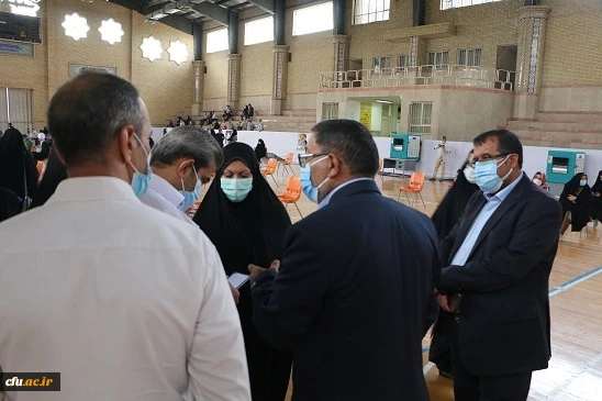  آغاز واکسیناسیون اساتید و کارکنان دانشگاه فرهنگیان استان تهران در مرکز واکسیناسیون اداره کل آموزش و پرورش شهرستانهای استان تهران 2