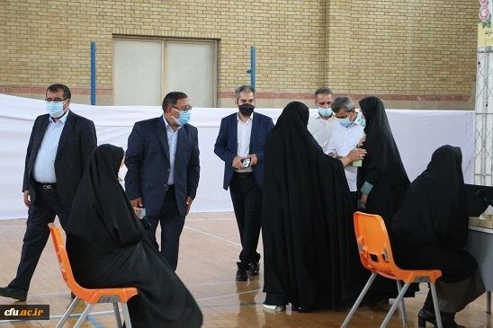  آغاز واکسیناسیون اساتید و کارکنان دانشگاه فرهنگیان استان تهران در مرکز واکسیناسیون اداره کل آموزش و پرورش شهرستانهای استان تهران 3