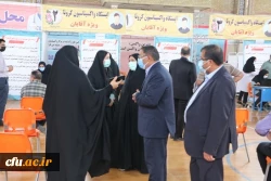  آغاز واکسیناسیون اساتید و کارکنان دانشگاه فرهنگیان استان تهران در مرکز واکسیناسیون اداره کل آموزش و پرورش شهرستانهای استان تهران 5