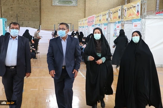  آغاز واکسیناسیون اساتید و کارکنان دانشگاه فرهنگیان استان تهران در مرکز واکسیناسیون اداره کل آموزش و پرورش شهرستانهای استان تهران 6