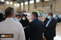 آغاز واکسیناسیون اساتید و کارکنان دانشگاه فرهنگیان استان تهران در مرکز واکسیناسیون اداره کل آموزش و پرورش شهرستانهای استان تهران 3