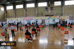 آغاز واکسیناسیون اساتید و کارکنان دانشگاه فرهنگیان استان تهران در مرکز واکسیناسیون اداره کل آموزش و پرورش شهرستانهای استان تهران 8