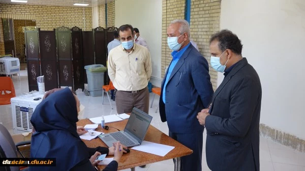 واکسیناسیون اساتید و همکاران دانشگاه فرهنگیان کردستان 8