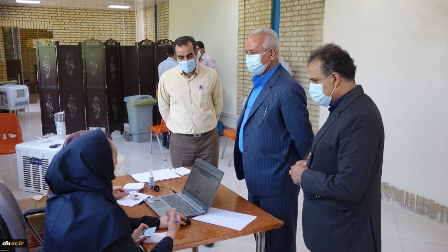 واکسیناسیون اساتید و همکاران دانشگاه فرهنگیان کردستان 8