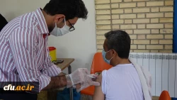واکسیناسیون اساتید و همکاران دانشگاه فرهنگیان کردستان 11