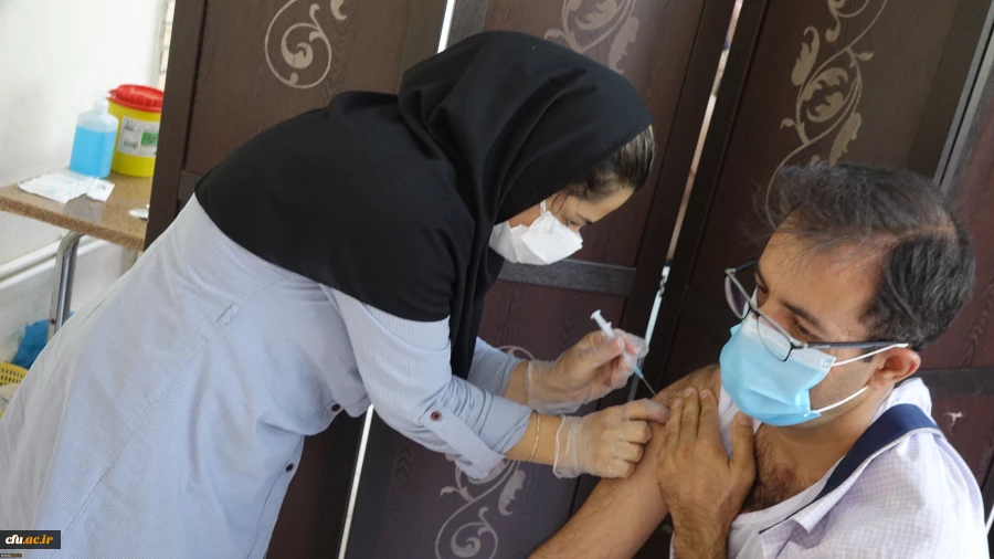 واکسیناسیون اساتید و همکاران دانشگاه فرهنگیان کردستان 13