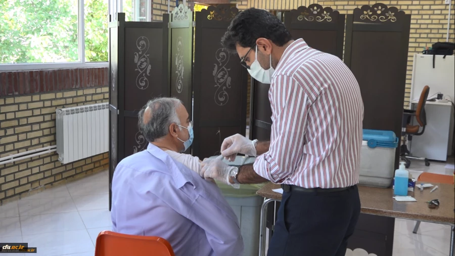 واکسیناسیون اساتید و همکاران دانشگاه فرهنگیان کردستان 14