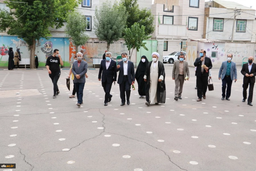 بازدید از اردوی جهاد تربیتی دانشجومعلمان داوطلب تدریس دانشگاه فرهنگیان استان قزوین 2