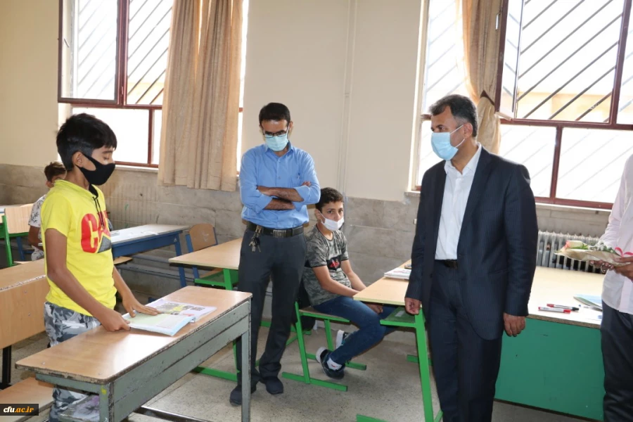 بازدید از اردوی جهاد تربیتی دانشجومعلمان داوطلب تدریس دانشگاه فرهنگیان استان قزوین 4