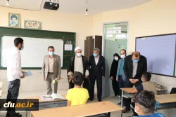 بازدید از اردوی جهاد تربیتی دانشجومعلمان داوطلب تدریس دانشگاه فرهنگیان استان قزوین 6