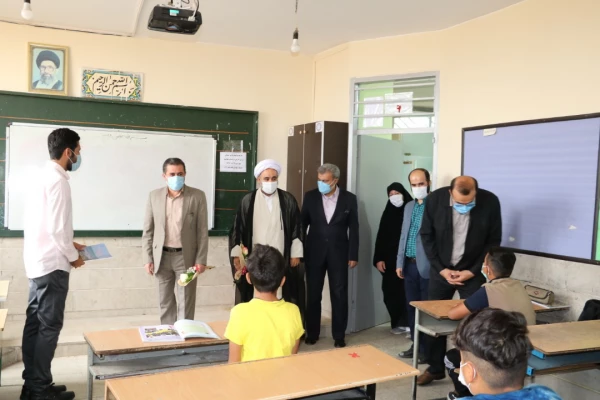 بازدید از اردوی جهاد تربیتی دانشجومعلمان داوطلب تدریس دانشگاه فرهنگیان استان قزوین 6