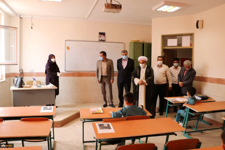 بازدید از اردوی جهاد تربیتی دانشجومعلمان داوطلب تدریس دانشگاه فرهنگیان استان قزوین 8