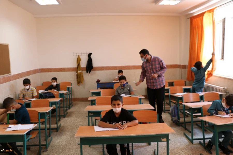 بازدید از اردوی جهاد تربیتی دانشجومعلمان داوطلب تدریس دانشگاه فرهنگیان استان قزوین 9