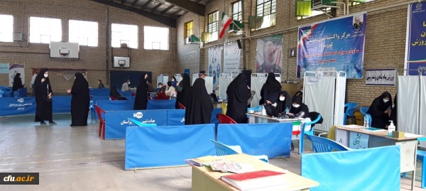 واکسیناسیون دانشجومعلمان، اساتید و کارکنان دانشگاه فرهنگیان اردبیل