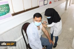 واکسیناسیون استادان ، کارکنان و دانشجومعلمان دانشگاه فرهنگیان خراسان شمالی 5