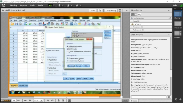 برگزاری نشست علمی - تخصصی با عنوان تحلیل خوشه ای چیستی، چرایی و چگونگی
 3