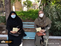 واکسیناسیون استادان ، کارکنان و دانشجومعلمان دانشگاه فرهنگیان استان سمنان 5