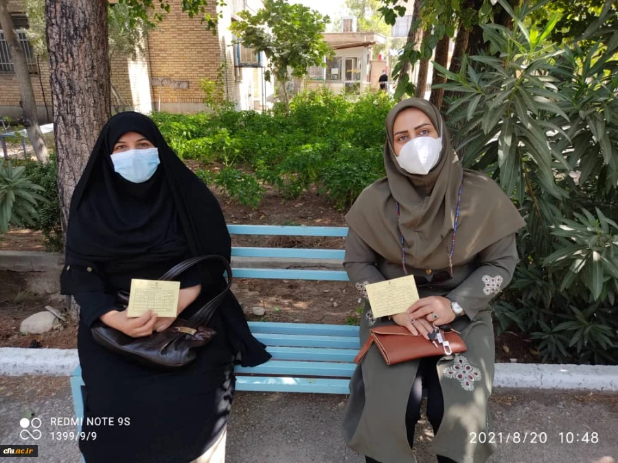 واکسیناسیون استادان ، کارکنان و دانشجومعلمان دانشگاه فرهنگیان استان سمنان 5