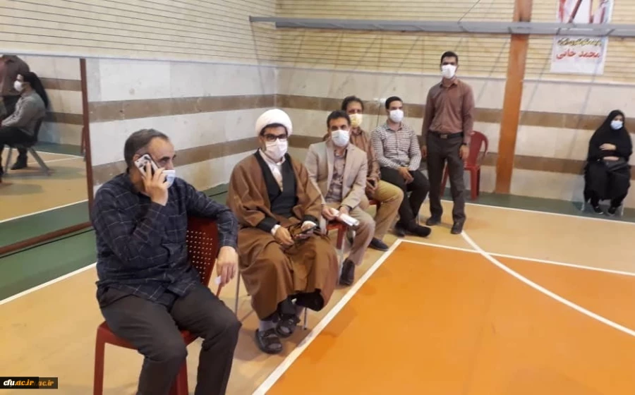 واکسیناسیون استادان ، کارکنان و دانشجو معلمان دانشگاه فرهنگیان استان کرمانشاه  3