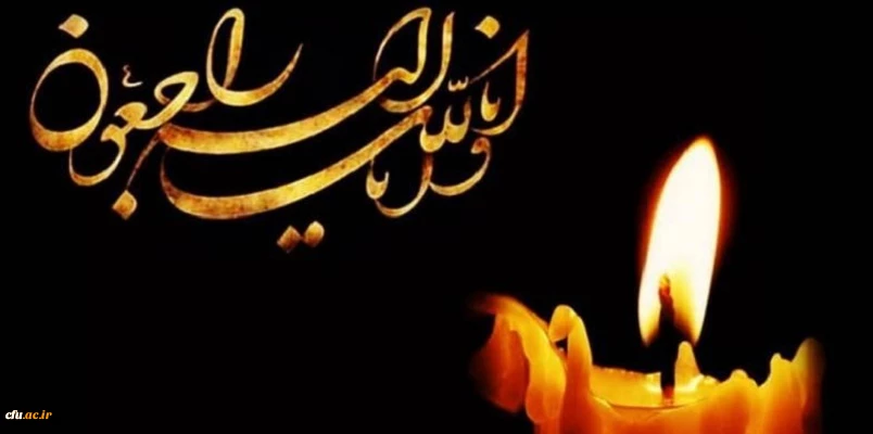 پیام تسلیت معاون پژوهش و فناوری دانشگاه 2