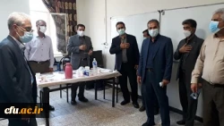 بازدید مدیر دانشگاه فرهنگیان استان سیستان وبلوچستان و مدیرکل آموزش و پرورش استان از روند انجام مصاحبه معرفی شدگان چند برابر ظرفیت دانشگاه فرهنگیان 2