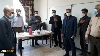 بازدید مدیر دانشگاه فرهنگیان استان سیستان وبلوچستان و مدیرکل آموزش و پرورش استان از روند انجام مصاحبه معرفی شدگان چند برابر ظرفیت دانشگاه فرهنگیان 2