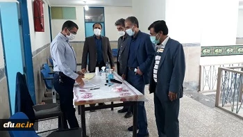 بازدید مدیر دانشگاه فرهنگیان استان سیستان وبلوچستان و مدیرکل آموزش و پرورش استان از روند انجام مصاحبه معرفی شدگان چند برابر ظرفیت دانشگاه فرهنگیان 3