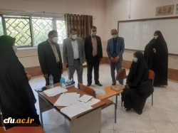 بازدید مدیر دانشگاه فرهنگیان استان سیستان وبلوچستان و مدیرکل آموزش و پرورش استان از روند انجام مصاحبه معرفی شدگان چند برابر ظرفیت دانشگاه فرهنگیان 4