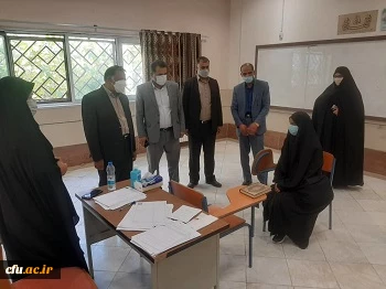 بازدید مدیر دانشگاه فرهنگیان استان سیستان وبلوچستان و مدیرکل آموزش و پرورش استان از روند انجام مصاحبه معرفی شدگان چند برابر ظرفیت دانشگاه فرهنگیان 4