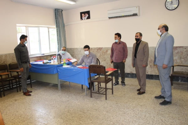 بازدید مدیر امور پردیس های استان کرمانشاه و جمعی از مسئولین اداره کل آموزش و پرورش از فرایند انجام مصاحبه معرفی شدگان چند برابر ظرفیت دانشگاه فرهنگیان  3