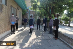 بازدید مدیر امور پردیس های استان کرمانشاه و جمعی از مسئولین اداره کل آموزش و پرورش از فرایند انجام مصاحبه معرفی شدگان چند برابر ظرفیت دانشگاه فرهنگیان  4