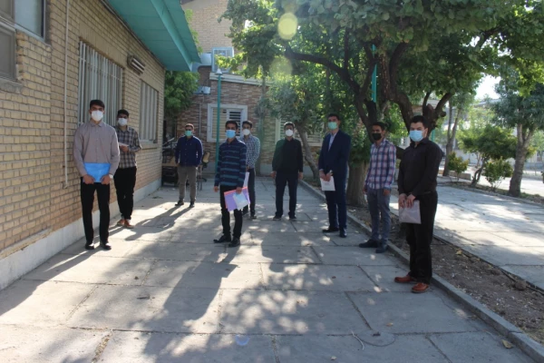 بازدید مدیر امور پردیس های استان کرمانشاه و جمعی از مسئولین اداره کل آموزش و پرورش از فرایند انجام مصاحبه معرفی شدگان چند برابر ظرفیت دانشگاه فرهنگیان  4