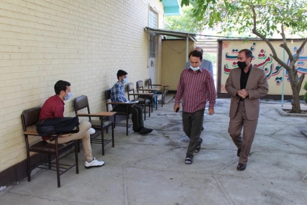 بازدید مدیر امور پردیس های استان کرمانشاه و جمعی از مسئولین اداره کل آموزش و پرورش از فرایند انجام مصاحبه معرفی شدگان چند برابر ظرفیت دانشگاه فرهنگیان  5