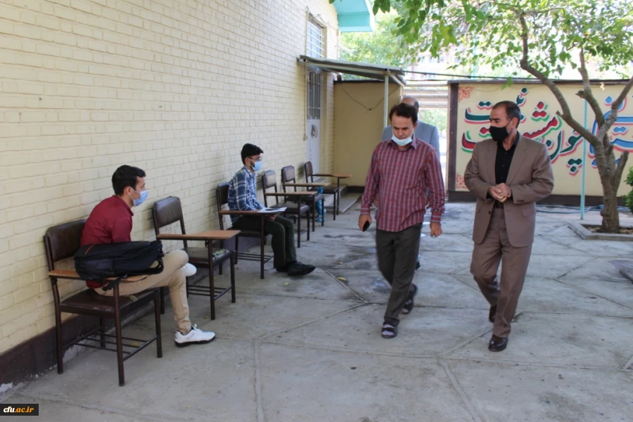 بازدید مدیر امور پردیس های استان کرمانشاه و جمعی از مسئولین اداره کل آموزش و پرورش از فرایند انجام مصاحبه معرفی شدگان چند برابر ظرفیت دانشگاه فرهنگیان  5