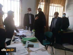 سرپرست دانشگاه فرهنگیان استان لرستان به همراه سرپرست اداره کل آموزش و پرورش استان از مراحل انجام مصاحبه داوطلبان ورود به دانشگاه فرهنگیان بازدید کردند. 3