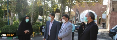 بازدید معاون فرهنگی و اجتماعی دانشگاه فرهنگیان از روند انجام مراحل مصاحبه و گزینش پذیرفته شدگان آزمون سراسری پردیس شهید هاشمی نژاد مشهد