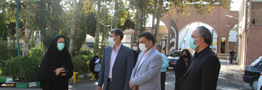 بازدید معاون فرهنگی و اجتماعی دانشگاه فرهنگیان از روند انجام مراحل مصاحبه و گزینش پذیرفته شدگان آزمون سراسری پردیس شهید هاشمی نژاد مشهد 2