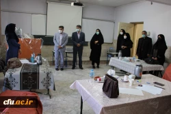 بازدید معاون فرهنگی و اجتماعی دانشگاه فرهنگیان از روند انجام مراحل مصاحبه و گزینش پذیرفته شدگان آزمون سراسری پردیس شهید هاشمی نژاد مشهد 3