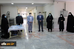 بازدید معاون فرهنگی و اجتماعی دانشگاه فرهنگیان از روند انجام مراحل مصاحبه و گزینش پذیرفته شدگان آزمون سراسری پردیس شهید هاشمی نژاد مشهد 4