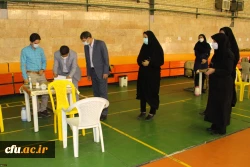 بازدید معاون فرهنگی و اجتماعی دانشگاه فرهنگیان از روند انجام مراحل مصاحبه و گزینش پذیرفته شدگان آزمون سراسری پردیس شهید هاشمی نژاد مشهد 3