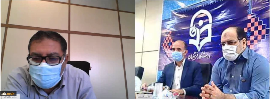 برگزاری جلسه طرح سرای مجازی کشوری به میزبانی مدیریت امور پردیس های استان سیستان و بلوچستان، فارس و آذربایجان شرقی  3