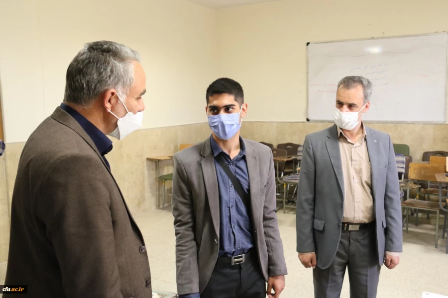 بازدید مدیر کل آموزش و پرورش استان یزد از روند برگزاری مصاحبه داوطلبان ورود به دانشگاه فرهنگیان سال 1400
 7