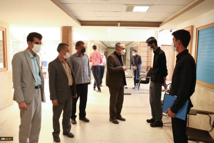 بازدید مدیر کل آموزش و پرورش استان یزد از روند برگزاری مصاحبه داوطلبان ورود به دانشگاه فرهنگیان سال 1400
 2