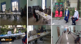 بازدید سرپرست دانشگاه فرهنگیان کهگیلویه و بویراحمد از فرایند انجام مصاحبه داوطلبان ورود به دانشگاه